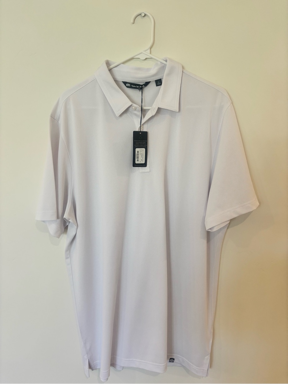 Travis Mathew White Performance Polo
